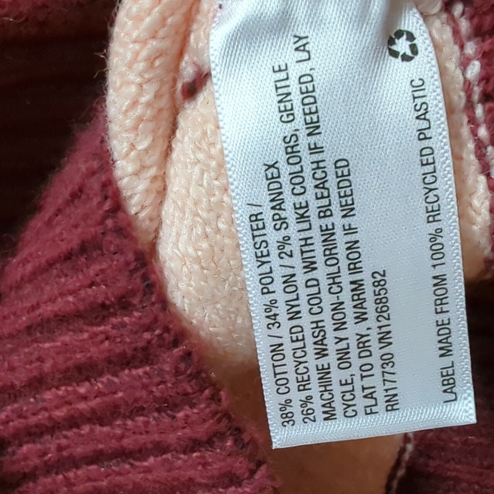 Wild Fable 2 tone crop sweater - Picture 6 of 6